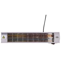 Seinään kiinnitettävä terassilämmitin alumiini hopea 2000 W BROMO Seinään kiinnitettävä terassilämmitin alumiini hopea 2000 W BROMO