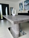 Table de salle à manger gris ciment PASADENA_835896