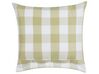 Set of 2 Cushions Checked 45 x 45 cm Green TAMNINE_902307