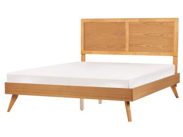 Łóżko 160 x 200 cm jasne drewno ISTRES
