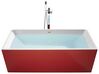 Vrijstaande badkuip rood 170 x 81 cm RIOS_814939