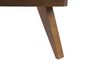 Struttura letto in legno marrone scuro 140 x 200 cm BERRIC_781832