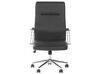 Faux Leather Office Chair Black OSCAR_812067