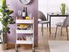 Metal 3 Tier Kitchen Trolley White LUCCA_787829
