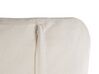 Conjunto de 2 cojines de algodón negro/blanco crema 45 x 45 cm CARDAK_802267