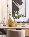 Ceramic Decorative Vase 39 cm Gold THAPSUS_818300