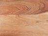 Okrúhly jedálenský stôl ⌀ 120 cm tmavé akáciové drevo MESILLA_906666