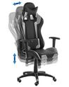 Gaming Chair Black and Silver KNIGHT_756262