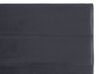 Cama de casal em veludo cinzento escuro 160 x 200 cm BELLOU_777637