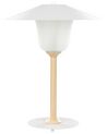 Lampe à poser en bois blanc 39 cm MOPPY_873188