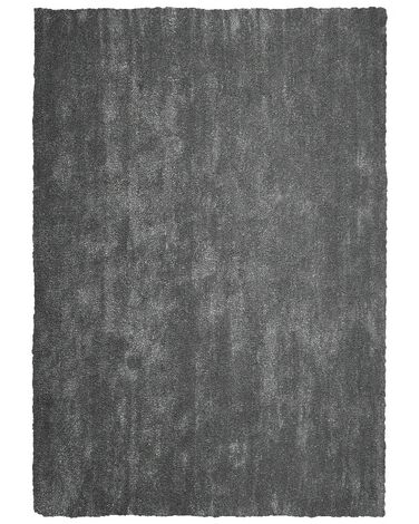Alfombra gris oscuro 160 x 230 cm DEMRE