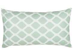 Tyyny ulkotiloihin 40 x 70 cm mintunvihreä ja valkoinen KALAMOS Tyyny ulkotiloihin 40 x 70 cm mintunvihreä ja valkoinen KALAMOS