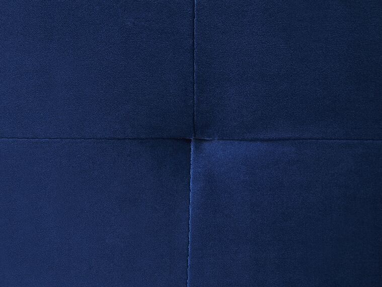 Left Hand Corner Velvet Sofa Navy Blue NORREA | Beliani.co.uk