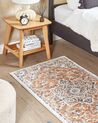 Teppich mehrfarbig 80 x 150 cm orientalisches Muster Kurzflor METSAMOR_854966
