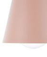 Lampada da soffitto in metallo color rosa CARES_690649