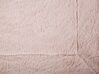 Manta de poliéster rosa 180 x 200 cm GELIK_787316