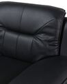 Faux Leather Armchair Black LEIRA_687293