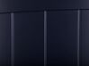 Hochbett Holz mit Bettkasten marineblau 90 x 200 cm REVIN_882073