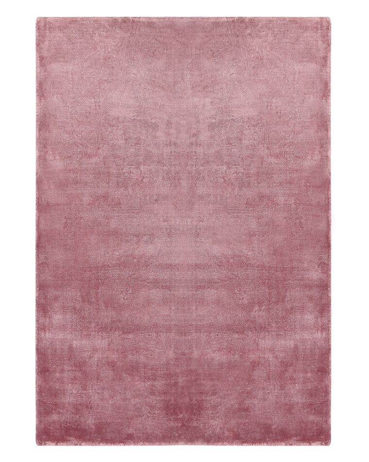 Rózsaszín rövid szálú szőnyeg 140 x 200 cm GESI II_837734