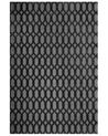 Tappeto grigio scuro 160 x 230 cm a pelo corto CIZRE_750463