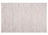 Teppich Baumwolle beige 140 x 200 cm Patchwork Kurzflor TUNCELI_805871