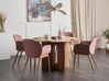 Mesa de jantar em madeira clara ⌀ 120 cm CORAIL_899243