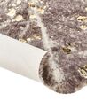 Faux Cowhide Area Rug with Spots 150 x 200 cm Taupe with Gold BOGONG_820351