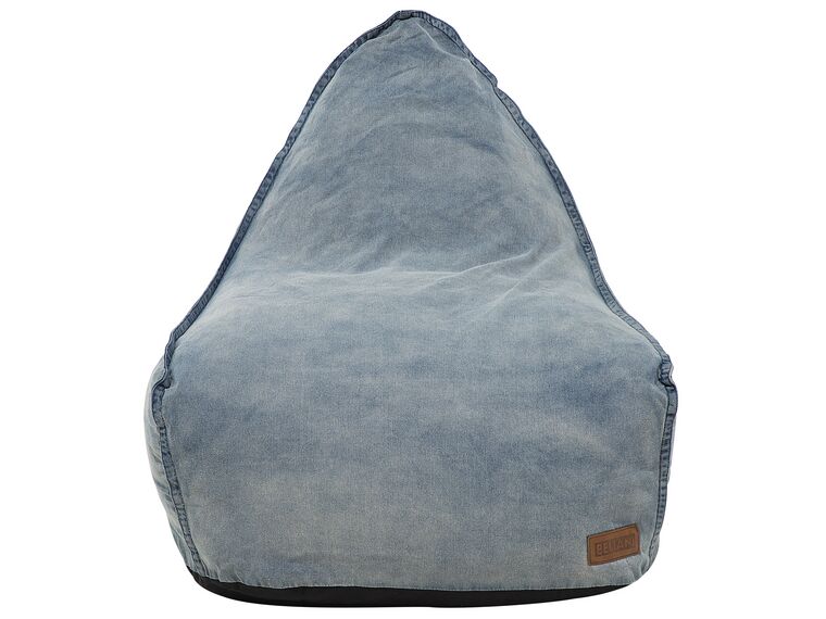 Bean Bag Light Blue DROP Beliani.co.uk