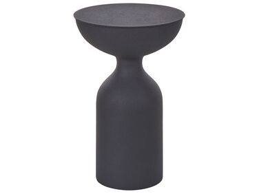 Kovový odkládací stolek černý COTA