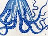 Dekokissen Oktopusmotiv Leinen beige / blau 45 x 45 cm 2er Set ACROPORA_893120