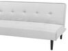 Sofá-cama de 3 lugares em tecido cinzento claro VISBY_695057