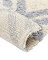 Teppich Baumwolle beige / grau 80 x 150 cm NEVSEHIR_839400