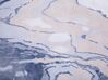 Alfombra beige arena/azul oscuro/blanco 140 x 200 cm GEBZE_716568