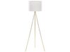 Tripod Floor Lamp White with Gold VISTULA_706228