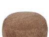 Cotton Pouffe 50 x 35 cm Brown KANDHKOT_908402