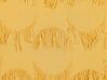 Lot de 2 coussins en tissu jaune 45 x 45 cm AGASTACHE_837991