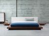 Dřevěná japonská postel hnědá 180x200 cm ZEN_750525