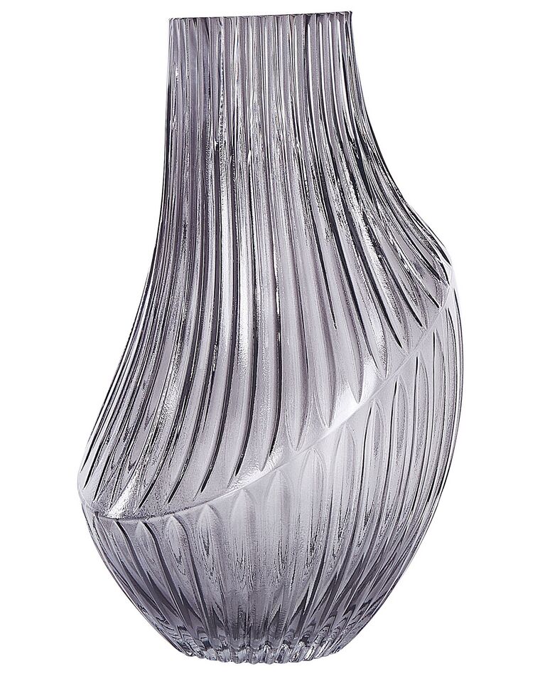 Vase à fleurs gris 36 cm MYRSINA_838169