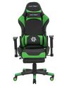 Zöld és fekete gamer szék VICTORY_767805