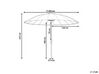 Garden Market Parasol ⌀ 2.55 m Light Grey BAIA_829162