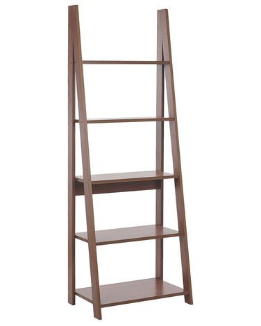 Ladder Shelf Dark Wood WILTON