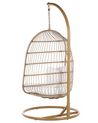 Hanging Chair with Stand Beige ALLERA_803277