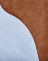 Alfombra de piel de vaca marrón dorado 3-4 m² NASQU_815832