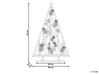 Koriste joulukuusi LED-valot tumma puu 62 cm SVIDAL_832625