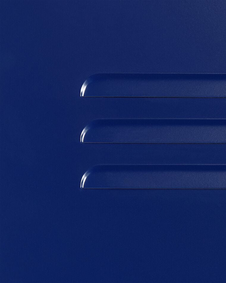 Metal Storage Navy Blue FROME Beliani.co.uk