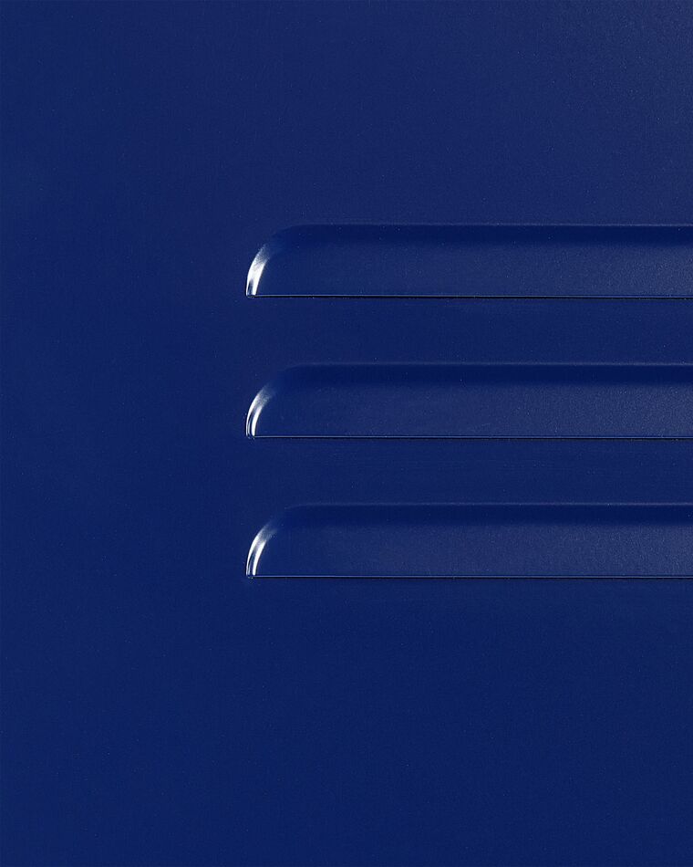 Beliani Modern Office Storage Locker Metal Cabinet Unit With