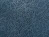 Almofada decorativa em veludo azul escuro 45 x 45 cm SETARIA_838360