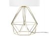 Tischlampe weiß / gold 35 cm geometrisch MARONI_705083