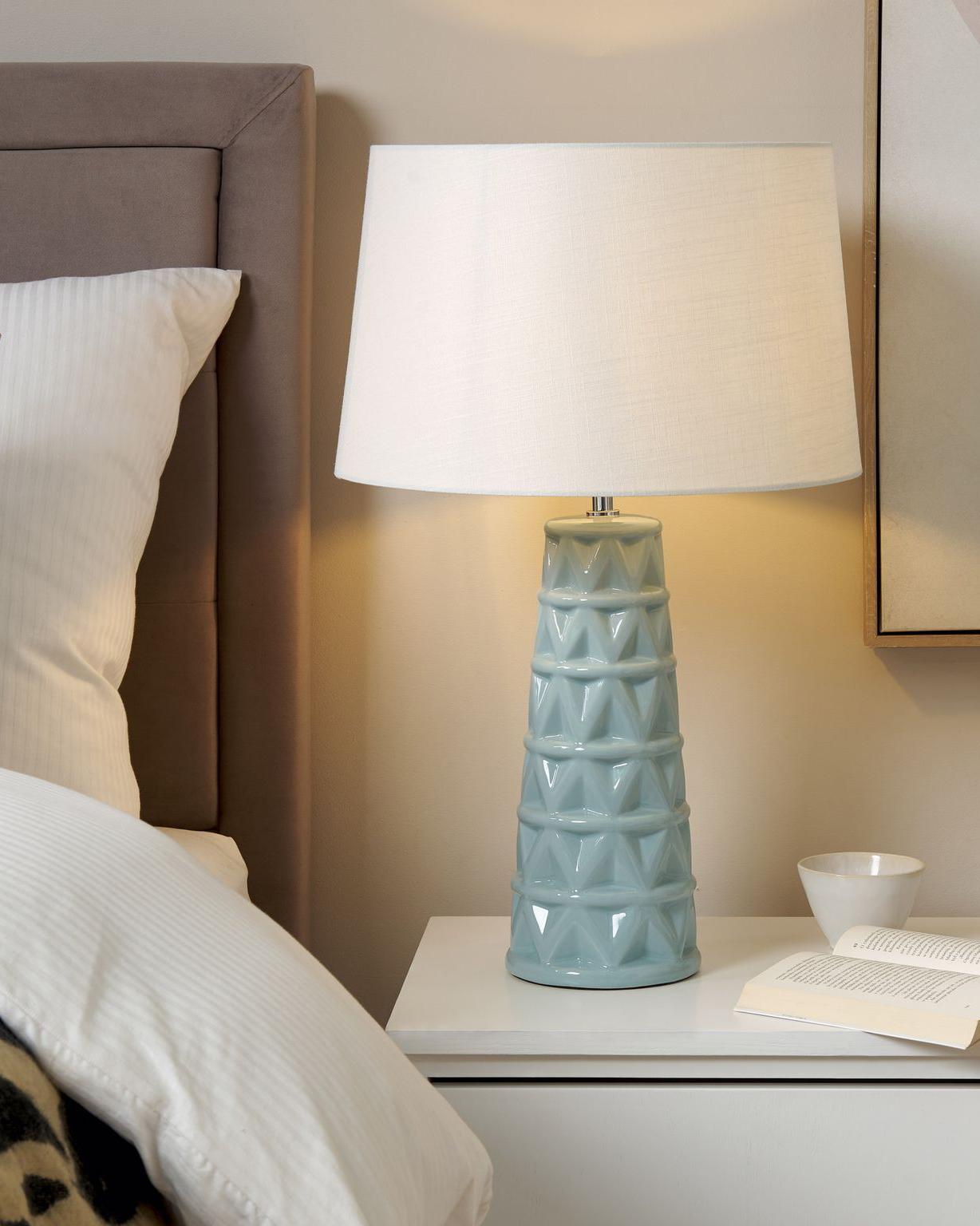 Pöytävalaisin keraaminen sininen VINCES