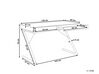 Schreibtisch weiss / heller Holzfarbton 120 x 60 cm 2 Schubladen FONTANA_801710